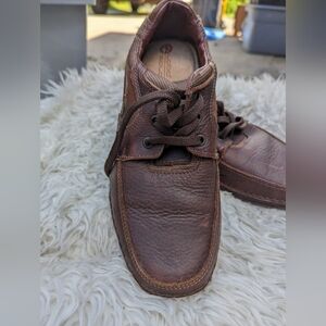 Men's Lobo Solo Brown Leather Lace Up Shoes Size 11